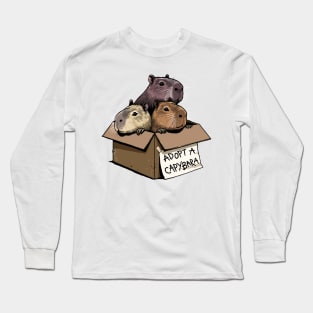 Adopt a Capybara Long Sleeve T-Shirt